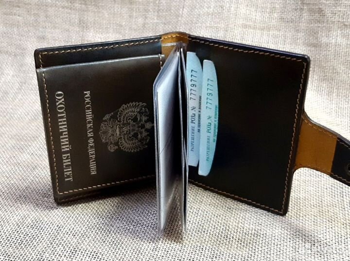 Портмоне для документов охотника 