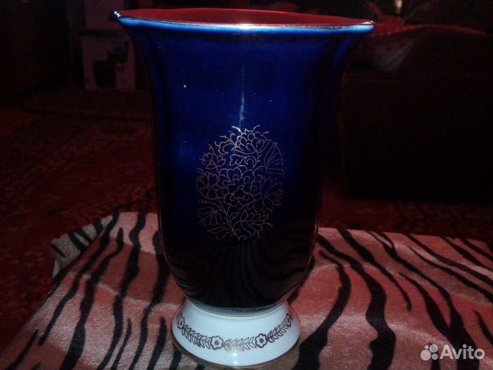Ваза СССР гжель