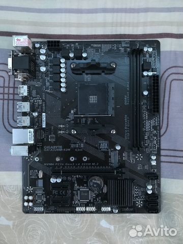 Материнская плата am4 gigabyte ga-a320m-s2h купить в Чапаевске ...