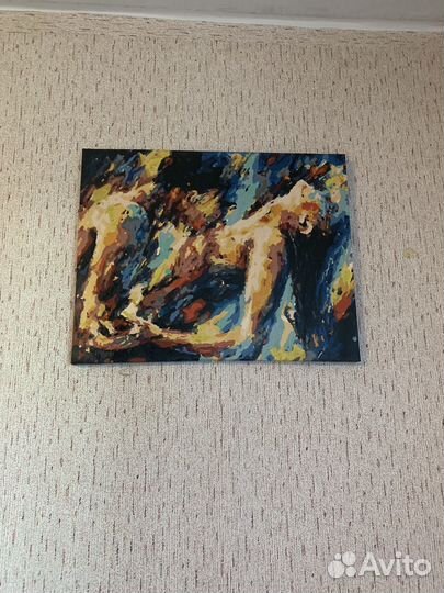 Картины потномерам разрисованные