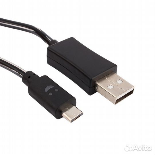 Светящийся кабель USB - micro USB (новый)