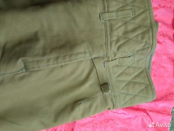 Брюки утеплённые СССР охота рыбалка 50р 3 рост
