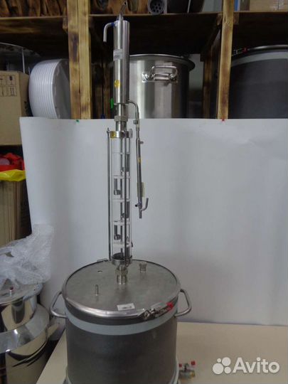 Самогонный дистиллятор на хд4 с кубом хд-27/ун max