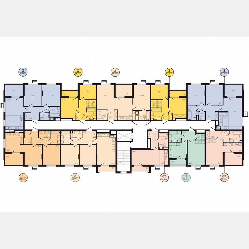 Квартира-студия, 32,1 м², 9/9 эт.