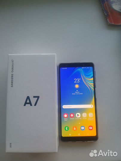 Телефон Samsung galaxy a7 2018