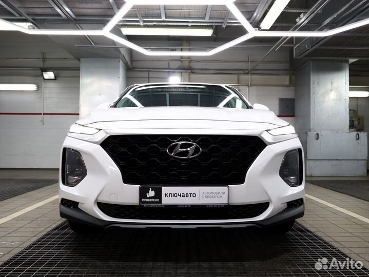 Hyundai Santa Fe 2.0 AT, 2018, 73 000 км