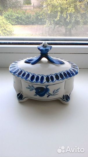 Шкатулка Гжель