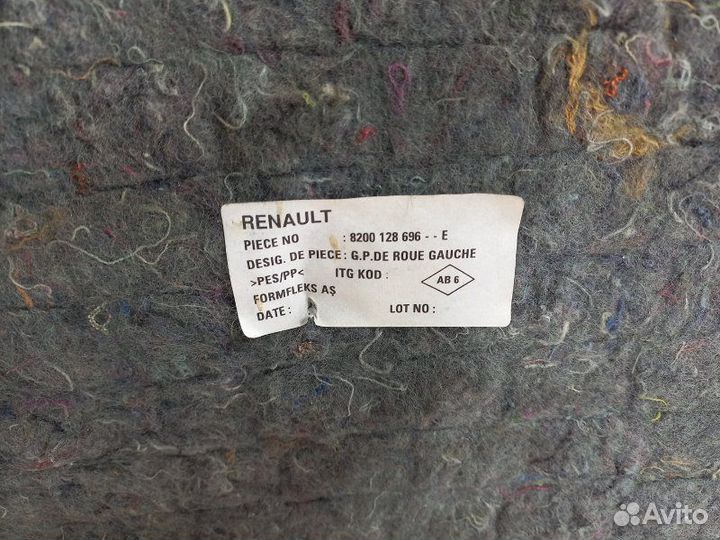 Обшивка багажника левая Renault Megane 2 1.4