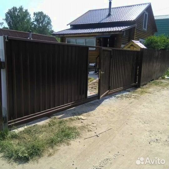 Забор из профнастила