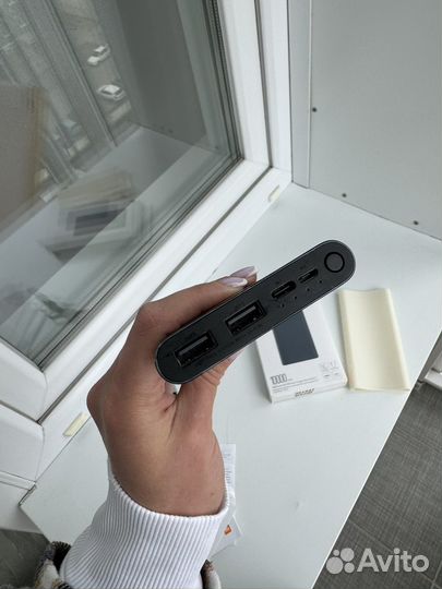 Xiaomi Mi Power Bank 3, 10000 mAh, черный