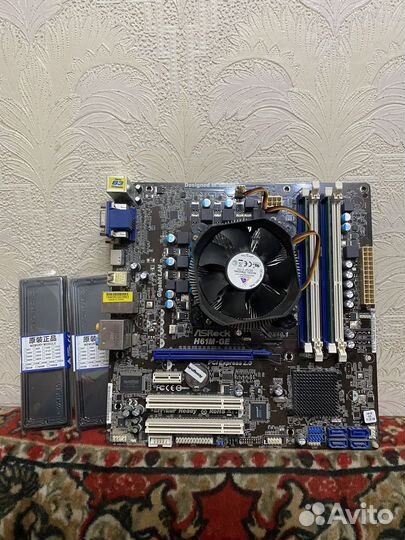 Asrock H61M-GE+i5-2500+16gb