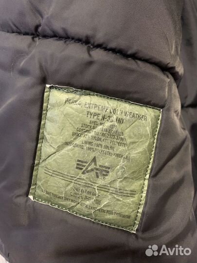 Женская куртка-аляска N-3B wparka Alpha Industries