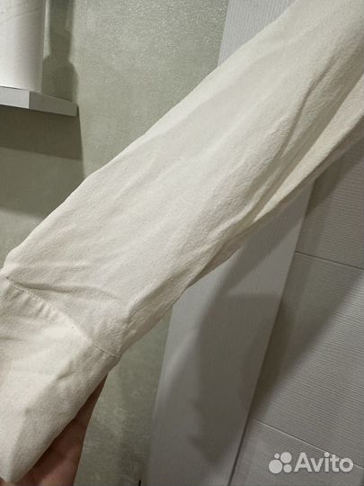 Блузка белая и брюки синие р. S Massimo dutti