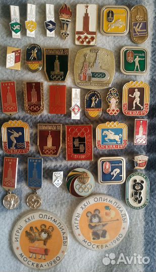 Значки СССР Олимпиада 80 Москва