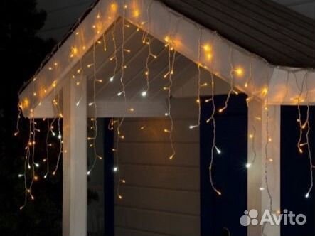 Гирлянда «Бахрома» 3 0.6 м, уличная