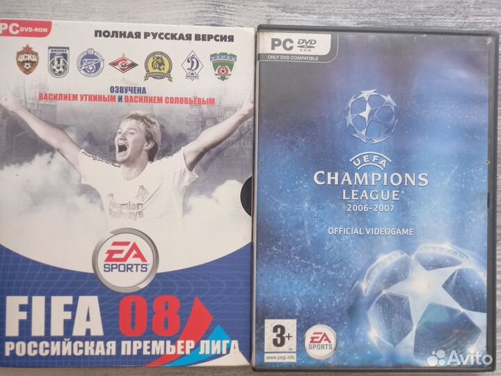 Коллекция PC игры Футбол Лига FIFA Soccer Manager