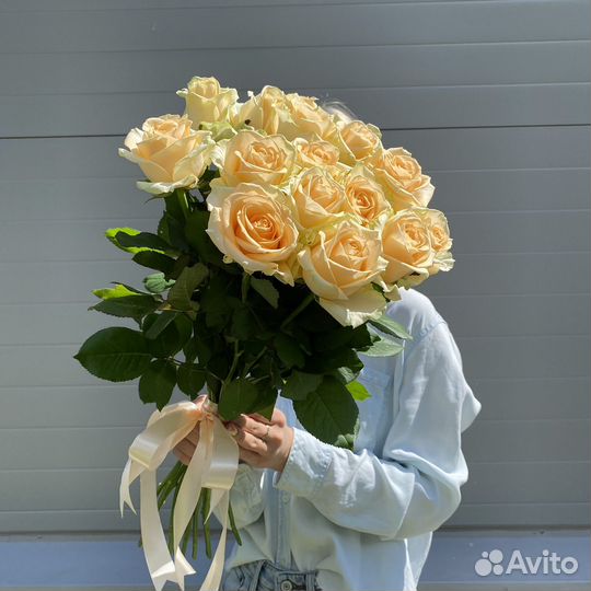 15 роз 50 см