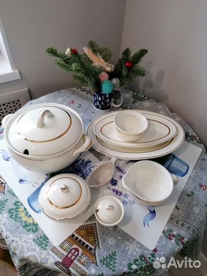 Столовый сервиз фарфор СССР