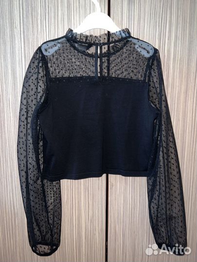 Стильная нарядная блузка для девочки 140-146р