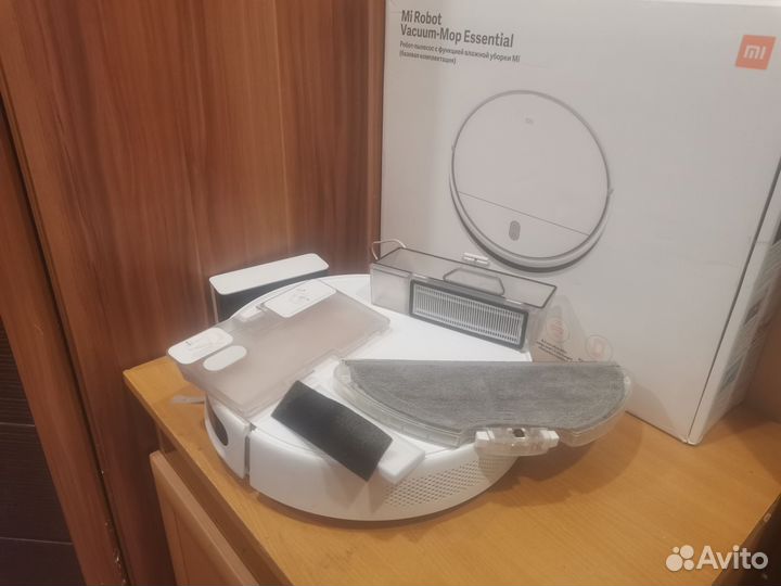 Робот пылесос xiaomi mi robot vacuum mop essential