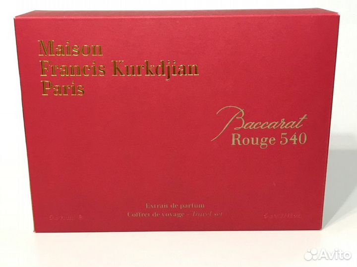 Baccarat Rouge 540 набор ароматов