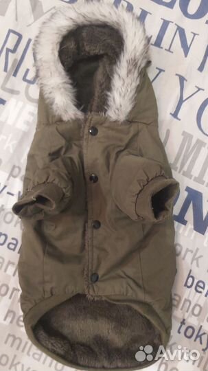 Тёплая куртка для маленькой собачки. Новая