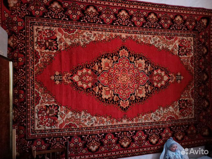 Ковер шерстяной 2 на 3 бу СССР