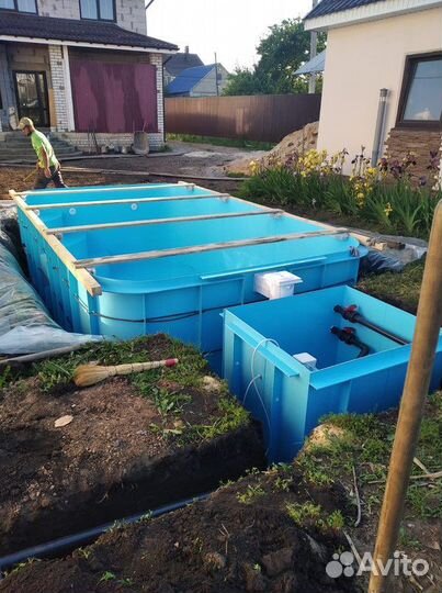 Бассейн из полипропилена. Доставка. Гарантия
