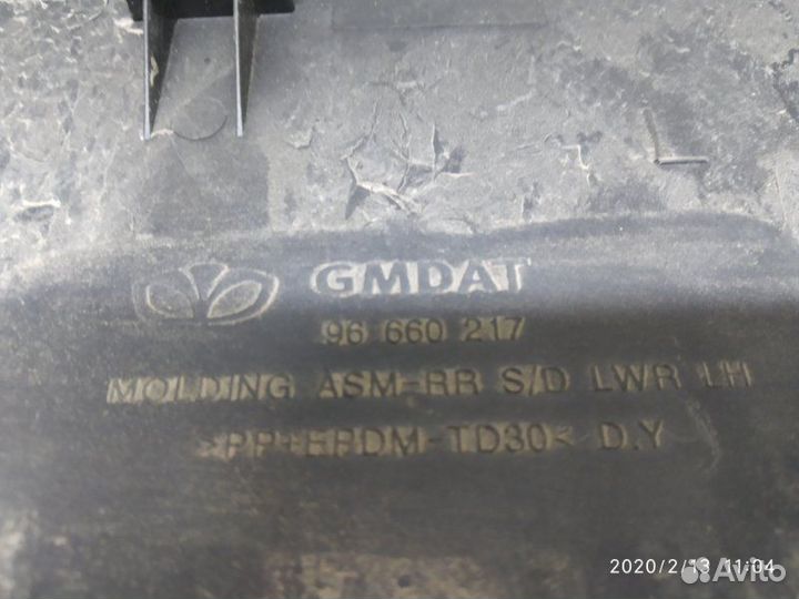 Расширитель на дверь задний левый Opel Antara LE9