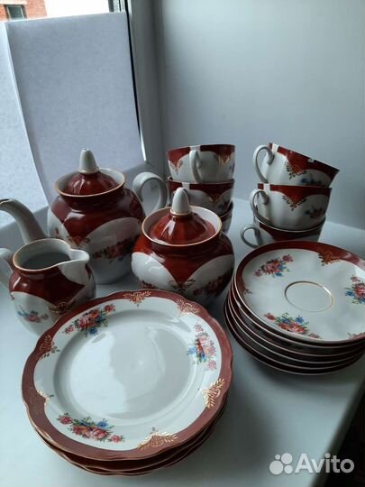 Чайный сервиз фарфор