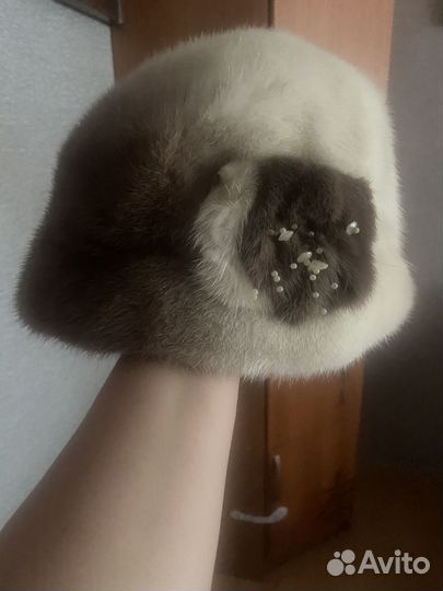 Шапка норковая женская