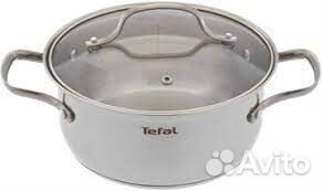 Кастрюля новая Tefal нержавеющая сталь