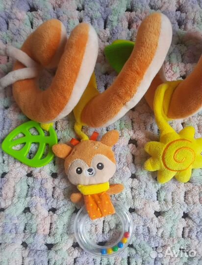 Игрушка подвеска спираль Оленёнок