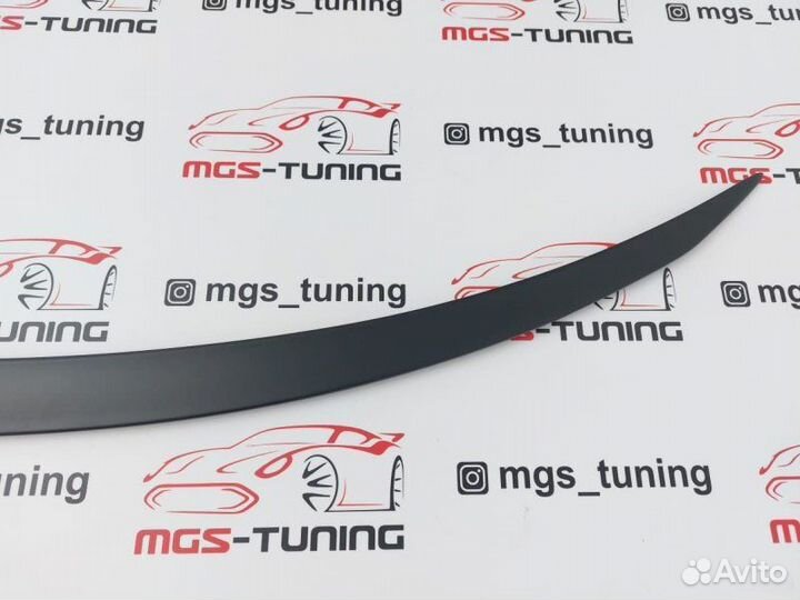 Спойлер на Mercedes S-Coupe c217 (Черный мат)