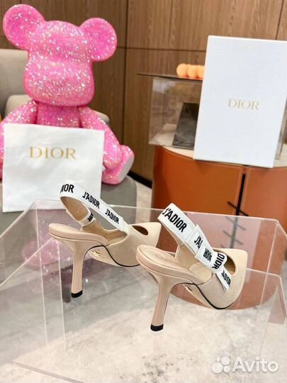 Туфли Christian Dior слингбэки Pump premium