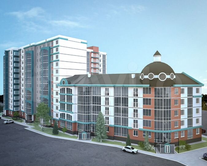 1-к. квартира, 43,6 м², 12/12 эт.