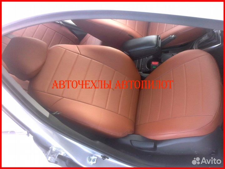 Чехлы Автопилот Hyundai Solaris 2 из экокожи