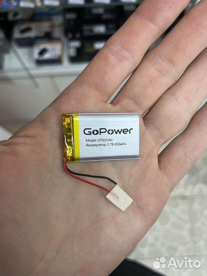 Аккумулятор Li-Pol LP502540 PK1 3.7V 450mAh