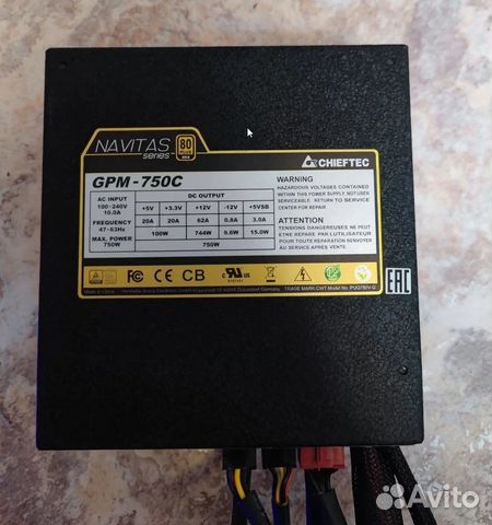 Блок питания chieftec GPM-750C