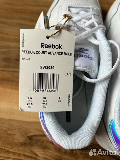 Кроссовки Reebok court advance bold оригинал новые