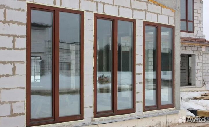 Пластиковые окна и двери Rehau Grunder Vektor