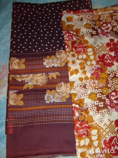 Ткань Шелк 2м 40см - 3 расцветки