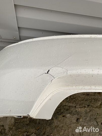 Бампер задний volkswagen polo 2012