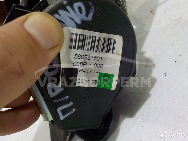 Ремень безопасности с пиропатроном Porsche Cayenne