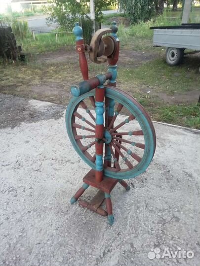 Прялка деревянная старинная