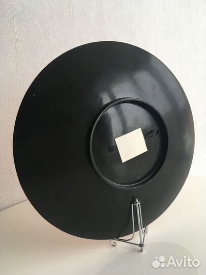 Блюда/тарелки с поталью. Можно под переделку - 4шт