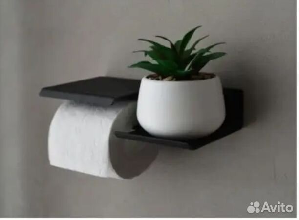 Держатель для бумаги металлический новый