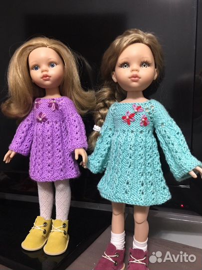 Вязаная одежда для кукол 32 см