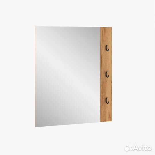 Женева панель с зеркалом (900*1040) Дуб крафт золо