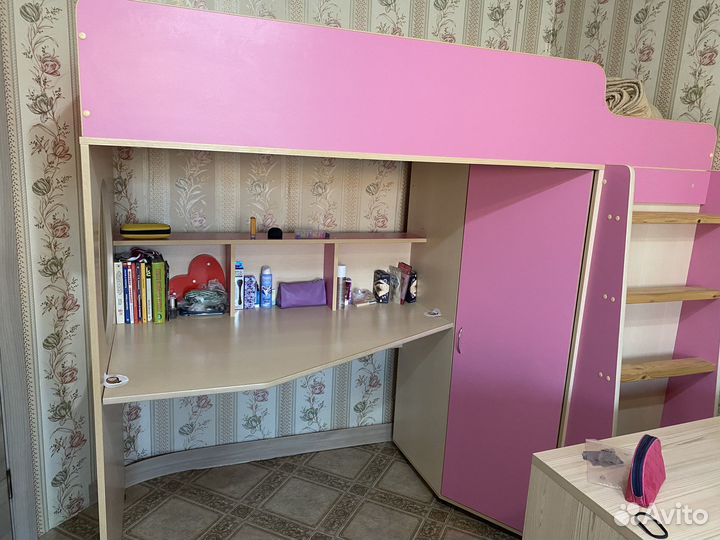Детская кровать от 3 лет для девочки бу